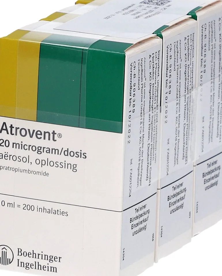 Atrovent, Ipratropiumbromid, Dosieraerosol