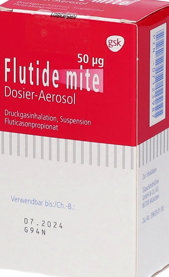 Flutide, Fluticason, Dosieraerosol
