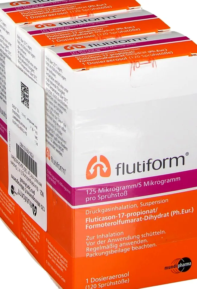 Flutiform, Fluticason/Formoterol, Dosieraerosol