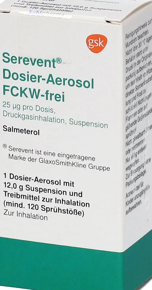 Serevent, Salmeterol, Pulverinhalator
