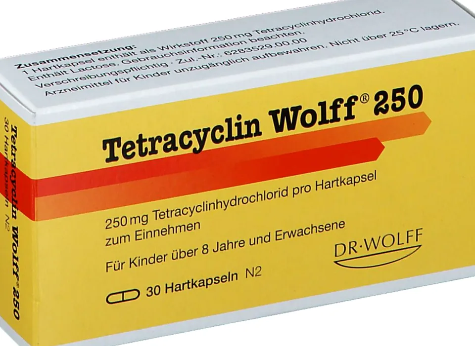 Tetracyclin, Tetracyclin, Kapseln