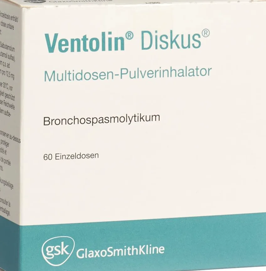 Ventolin, Salbutamol, Pulverinhalator